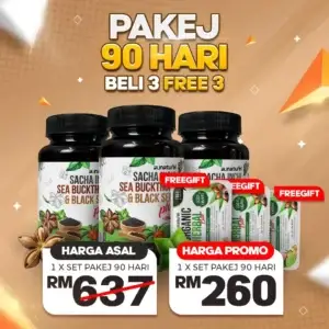 PAKEJ 90 HARI 3 BOTOL SOFTGEL