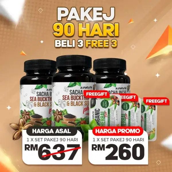 PAKEJ 90 HARI 3 BOTOL SOFTGEL